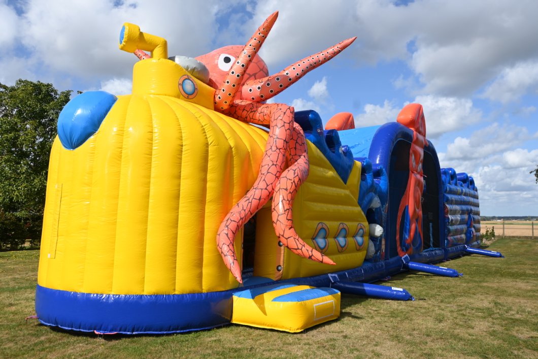 Octopus Run 24m met PILLOW JUMP!